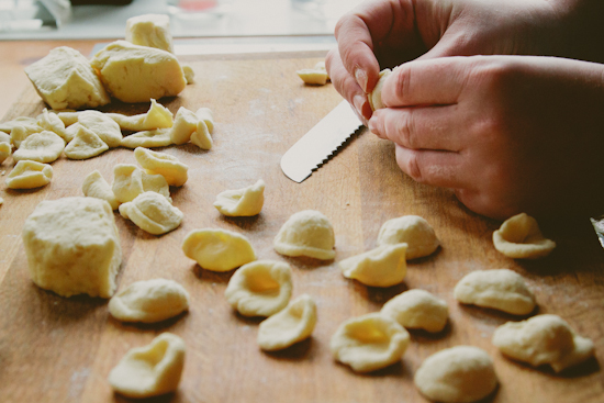 homemade orecchiette