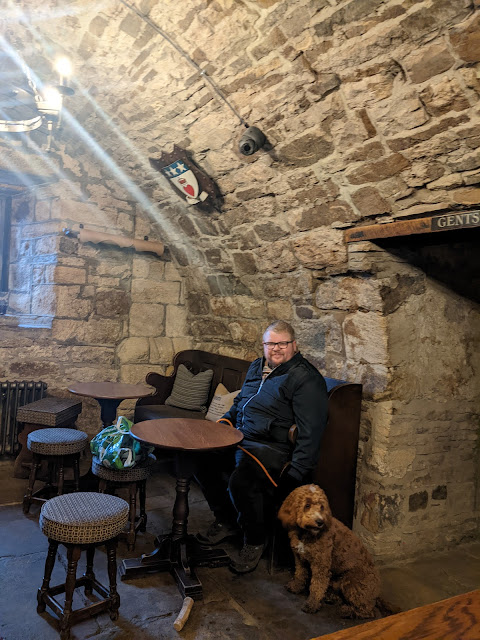Lord Crewe Arms Blanchland Crypt Bar Dog Friendly