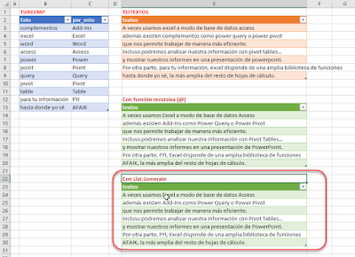 Power Query: Reemplazamiento Masivo Recursivo