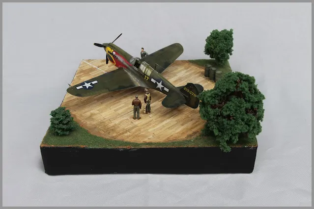 Diorama P-40N Warhawk