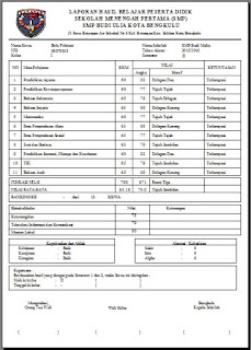 Aplikasi Penilaian Rapor Siswa Pada SMP Menggunakan VB 6.0