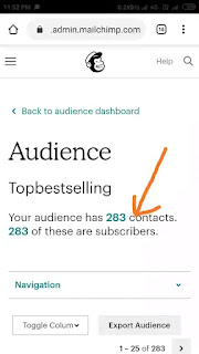 How to add Audience in mailchimp account. add subscriber email list in mailchimp account.