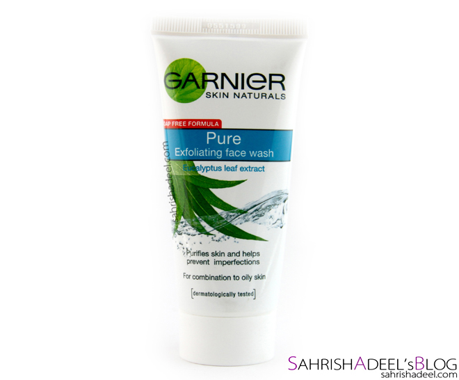 Garnier Pure Exfoliating Face Wash - Review & Swatch