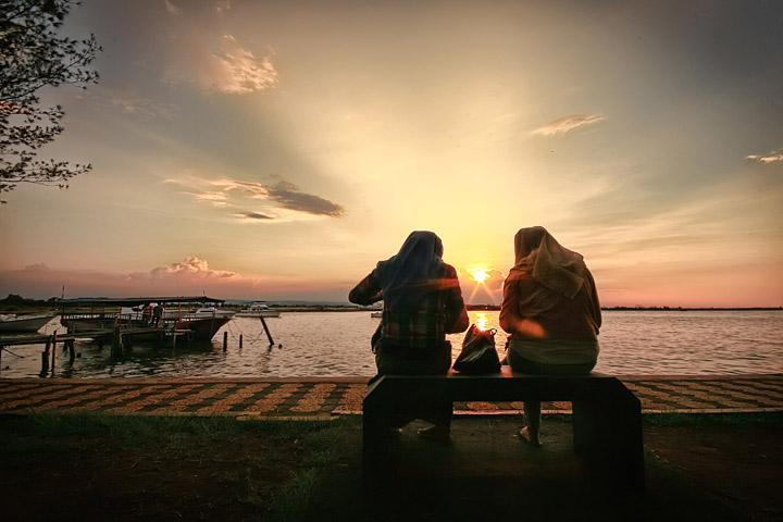  Sunset  at Marina Beach Semarang  