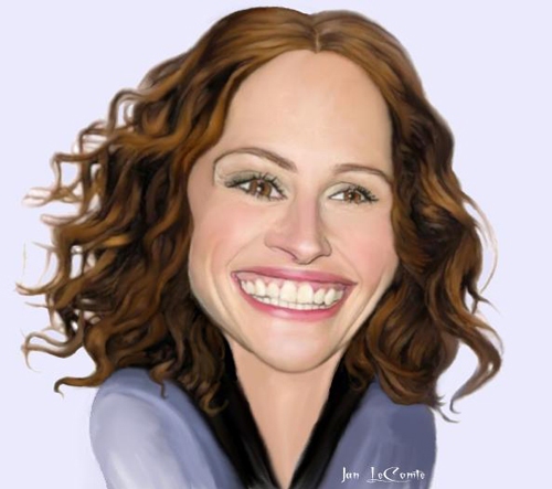 Julia Roberts Caricature