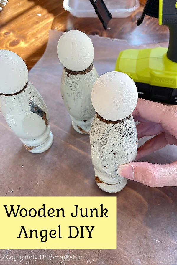 Wooden Junk Angel DIY