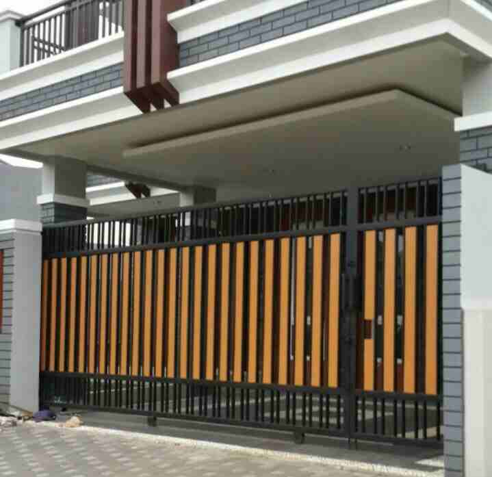  contoh model pintu pagar besi rumah terbaru konsep pintu 