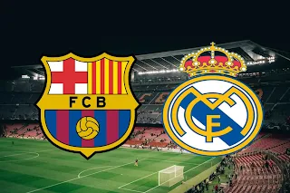 النقل المباشر لمباراة برشلونة ضد ريال مدريد  في كلاسيكو الأرض من أجل صدارة الدوري الاسباني 