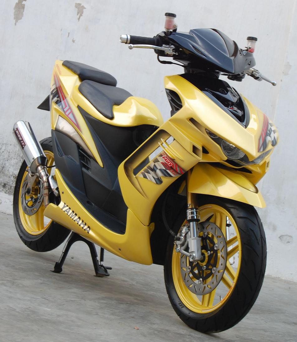 Kumpulan 40 Modifikasi Motor Mio Soul Gt 115 Cc Terkeren Sendal