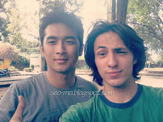 Foto Dylan Carr dengan Gerald Yohannes Putra