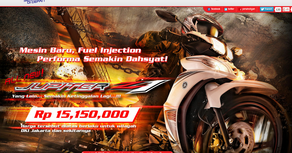 Modifikasi Motor  Yamaha  Jupiter  Z  Tahun 2007