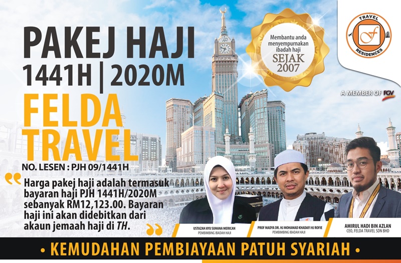 Pakej Haji Felda Travel 2020