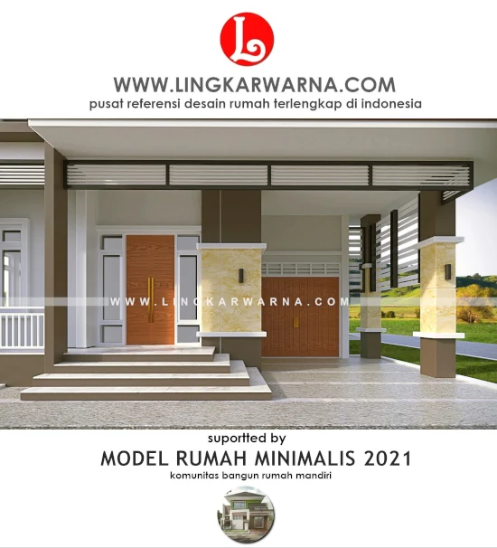 Teras rumah minimalis