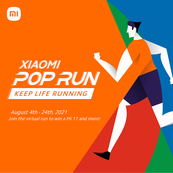 Xiaomi invites everyone to join at the Xiaomi’s Virtual Pop Run 2021