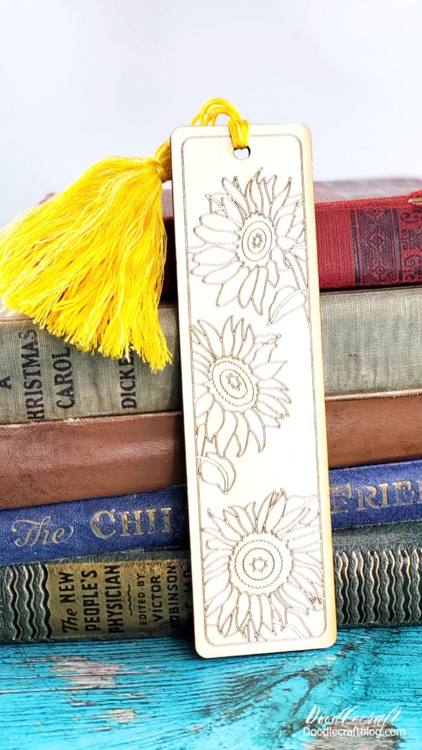 Make an Engraved Bookmark with xTool!  Learn how easy it is to make an engraved wood bookmark with the xTool M1 laser cutting machine.   This fun engraved bookmark would make a great handmade gift, decoration piece or used as a gift tag!