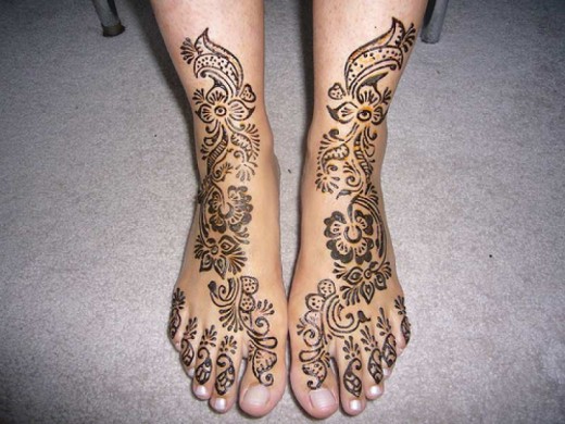  lots of fine work are well in demand for Mehndi Designs For Kids Feet