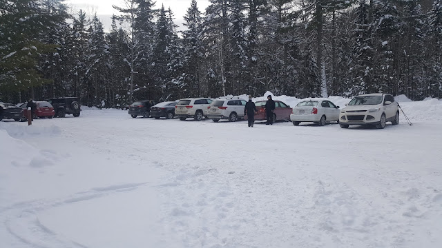 Stationnement du parc pour les Chutes-à-Bull