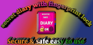 diary app with fingerprint lock