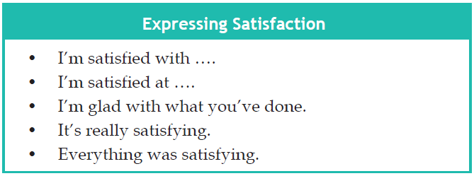 Gambar ungkapan contoh dialog Expressing Satisfaction