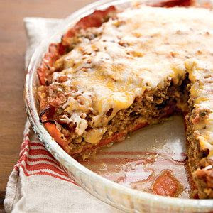 Tex-Mex Crustless Meatloaf pie