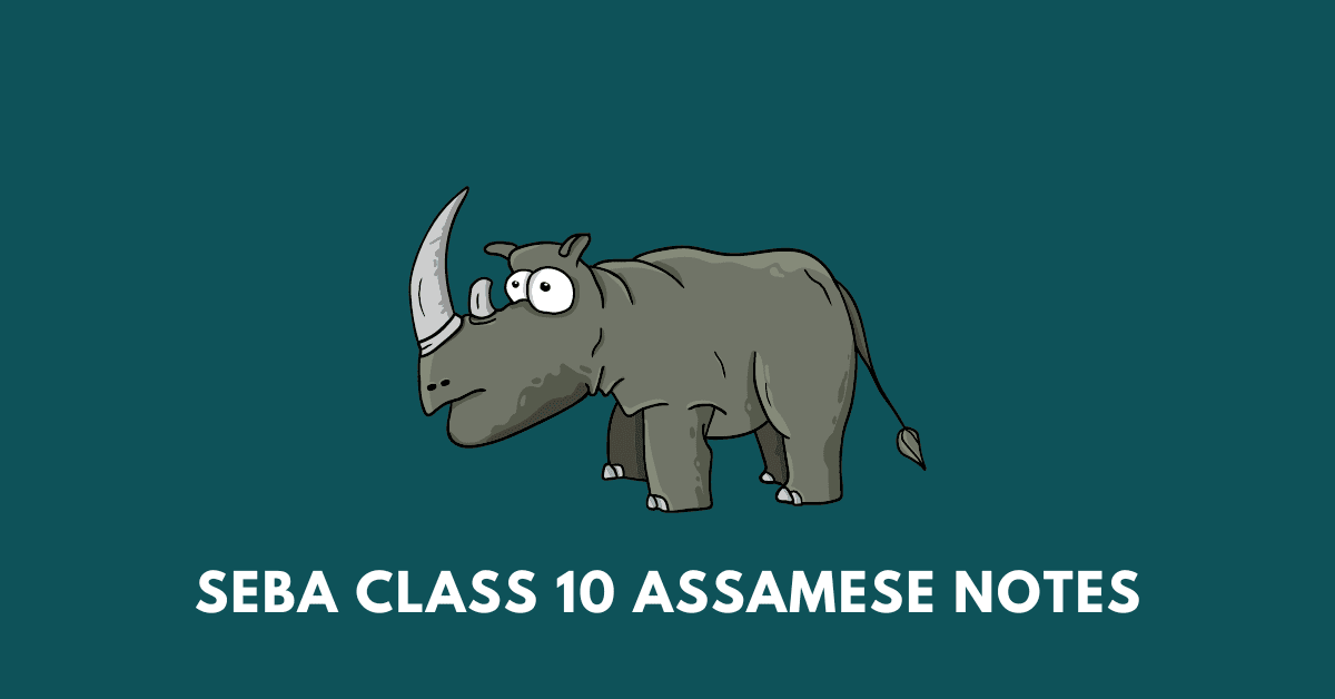 SEBA Class 10 Assamese notes questions answers