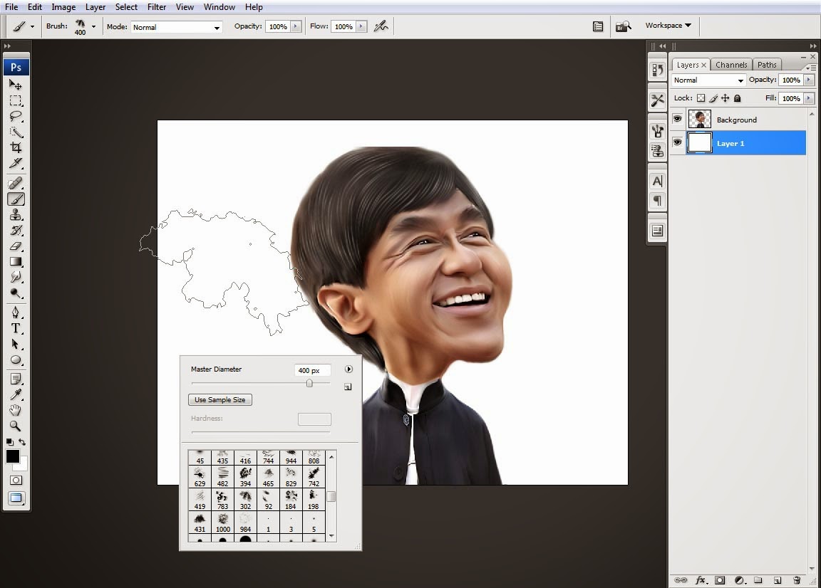  Cara membuat Karikatur dengan Photoshop