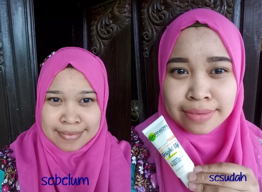 Review Garnier Bright Up Tone Up Cream, pretty-moody.com