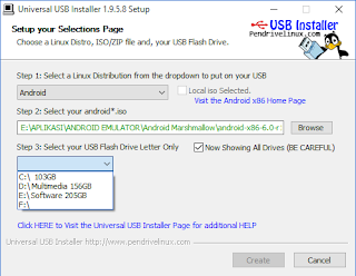 cara menggunakan usb installer