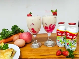 korean strawberry milk