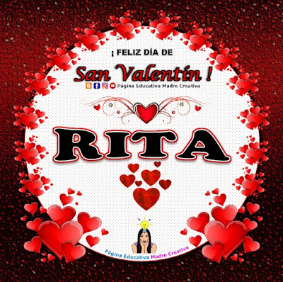 Feliz Día de San Valentín - Nombre Rita