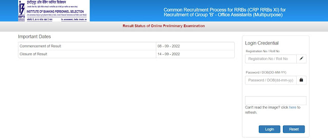 IBPS RRB Office Assistant Results 2022 Out