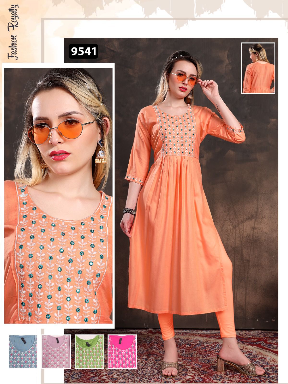 K 1729 Keeya Kurti Bottom Set