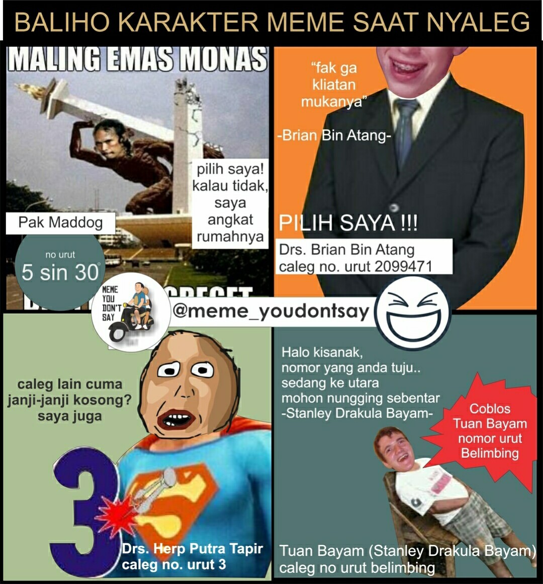 Bahan Gambar Meme Comic Indonesia Medsos Kini