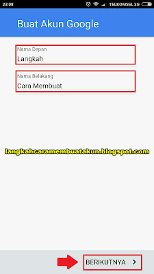 Daftar Email Gmail  Indonesia Gratis Lewat Hp Android | Google Indonesia