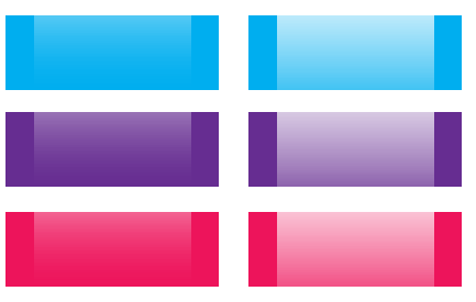 different colours