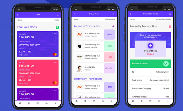 Wallet & Banking HTML Mobile App