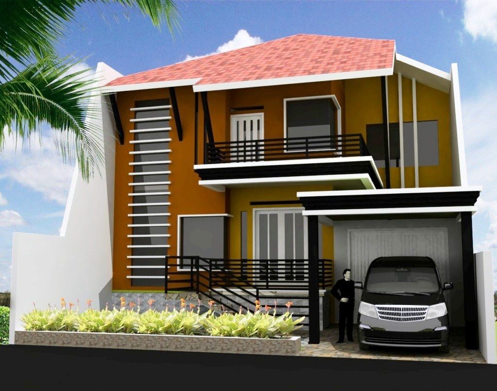  75 model  desain rumah minimalis  2  lantai  sederhana 