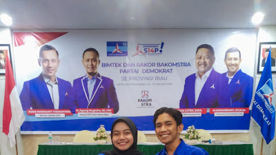 DPC Demokrat Inhu Ikuti Bimtek dan Rakor Bakomstra se Provinsi Riau