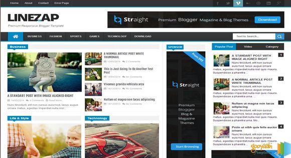 Free blogger template