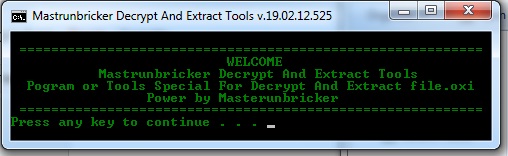 Mastrunbricker Decrypt And Extract Tools