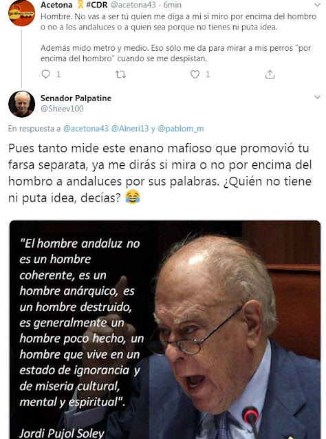 Jordi Pujol, enano, mafioso, racista