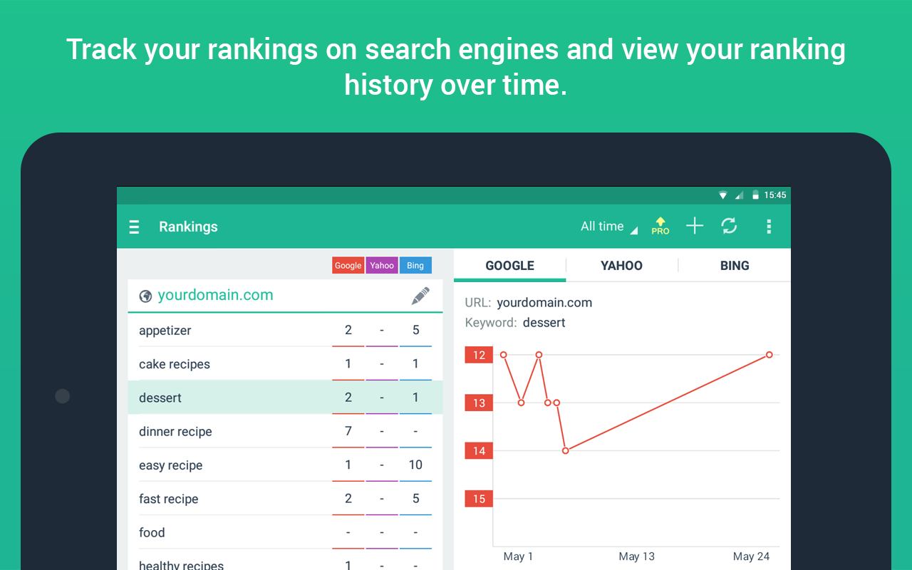 Aplikasi SEO SERP Mojo - Rank Tracker