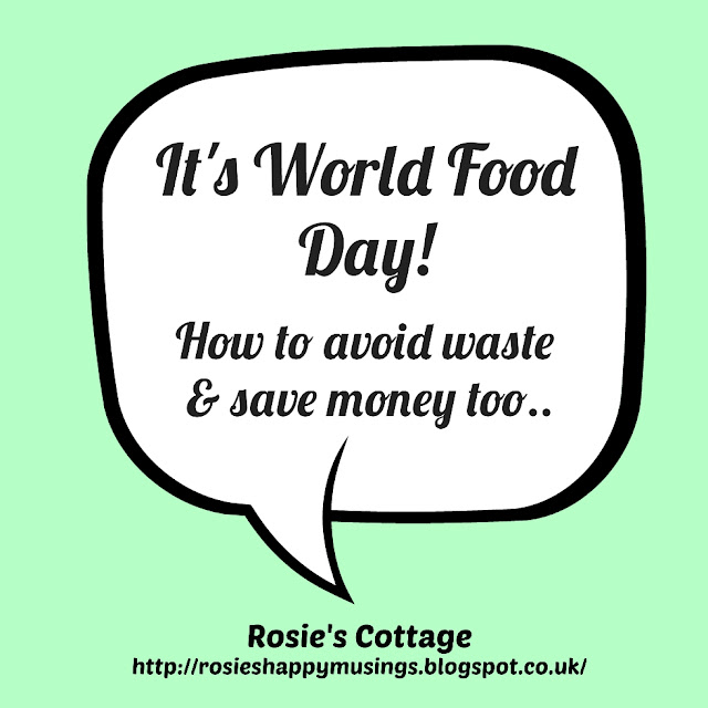 It's World Food Day! How to create a "use me first" basket to avoid waste and save money too (includes free printables.)