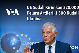 Unie Eropa telah Kirim 220 Ribu Peluru Artileri dan 1.300 Rudal bagi Ukraina 