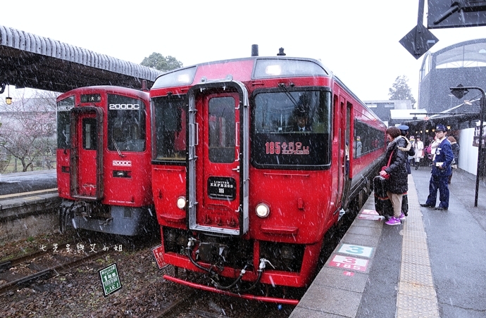 24 17 【日本九州】JR特急 由布院之森(ゆふいんの森)-優雅復古風觀光列車，九州旅遊必搭～(內含JR九州鐵路周遊券/JR九州Pass分享)