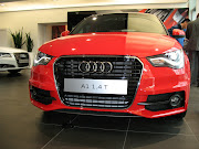 Audi A1 in Misano Red Pearl effect / Brilliant Black (audi misano red ingolstadt forum muenchen airport )