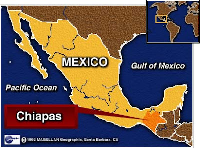 Chiapas, México mapa