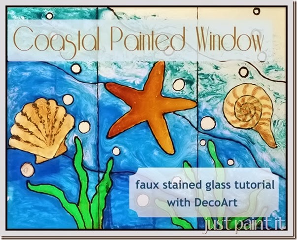 Coastal Painted Window #DecoArt_thumb