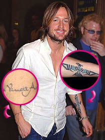 tattoo-artists-gallery: Keith Urban Tattoos