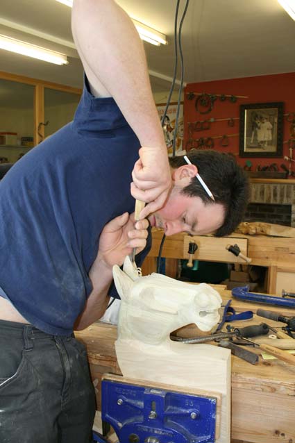 February Rocking Horse Head Carving Course